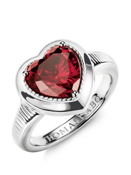 Prsten Thomas Sabo sa cirkonima s uzorkom srca