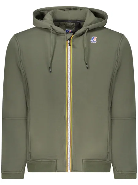 Bluza z kapturem K-way zielona