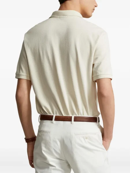 Кожени чорапи Polo Ralph Lauren с отворена пета с пейсли десен бяло