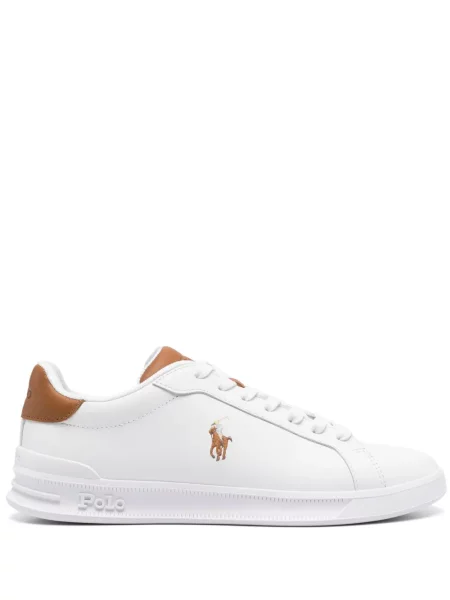 Костюм поло тениска Polo Ralph Lauren бродирана бяло
