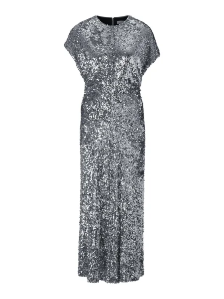 Rich & Royal Rochie de seară argintiu gri