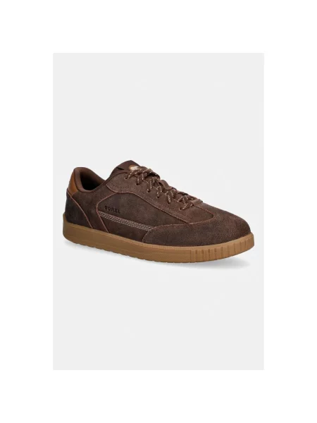 Sneakersy Sorel zamszowe brązowe