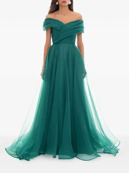 Rochie Ana Radu drapată verde