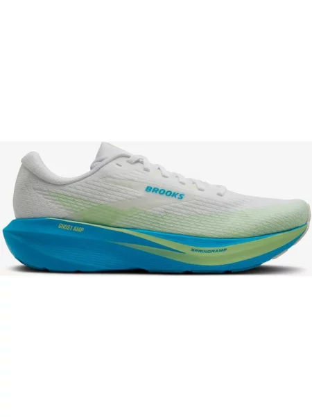 Buty do biegania Brooks Ghost Amp Medium niebieski zielony biały