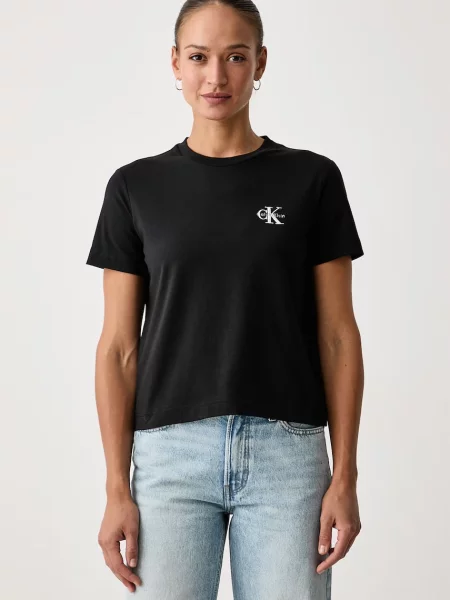 Calvin Klein Jeans tricou pentru femei din cu negru