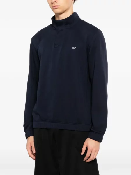 Суитчър Emporio Armani бродиран синьо