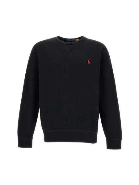 Bluza o kroju regular fit z mieszanki bawełny Polo Ralph Lauren czarna