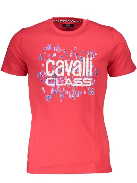 Tricou Cavalli Class scurt roșu