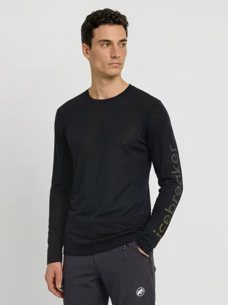 Icebreaker Funkční Tričko Merino Tech Lite Z Merino Vlny černá