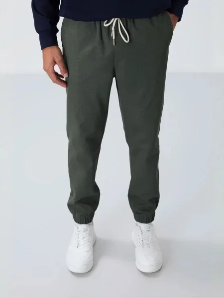 Tommy Life Sportovní kalhoty Jogginghose olivová