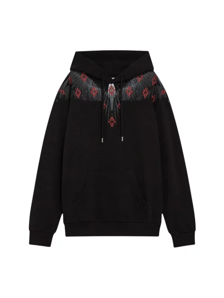 Bluza z kapturem Marcelo Burlon z kapturem czarna