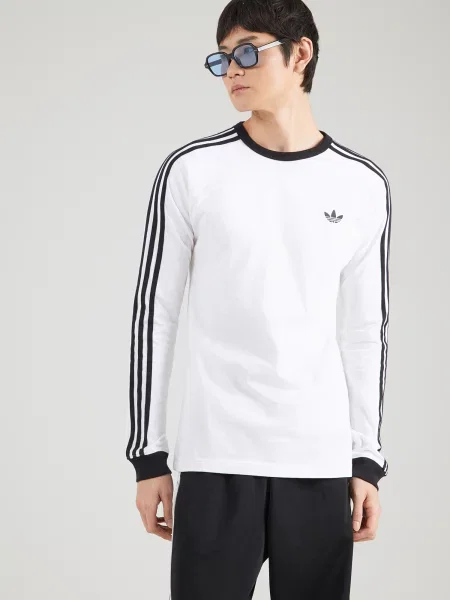 ADIDAS ORIGINALS Majica črna bela