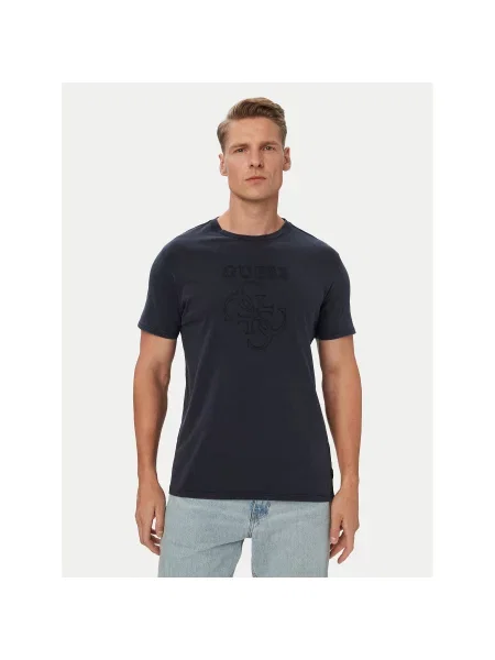 Guess T-Shirt μπλε