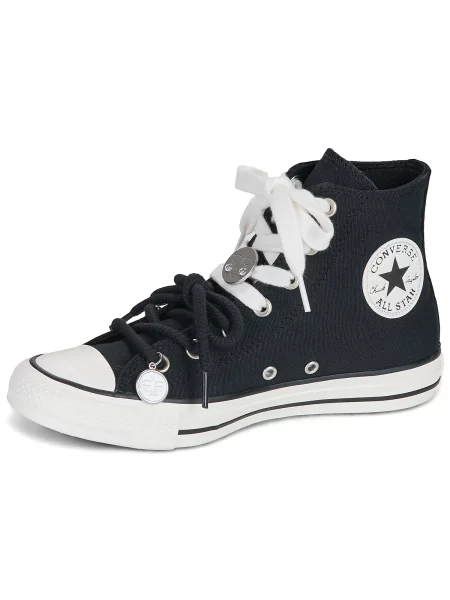 Členkové topánky Converse čierna