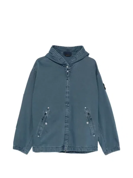 Яке Stone Island с качулка камъни синьо