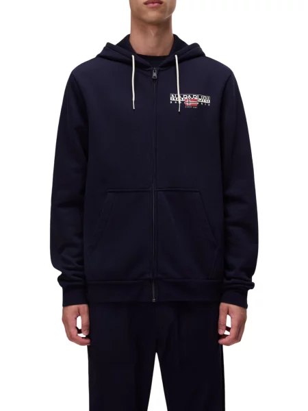 Pánska mikina Napapijri B-Aylmer Full Ziphint blu marine modrá