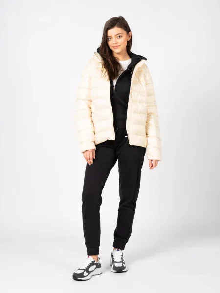 Kurtka turystyczna Down Jacket beżowa