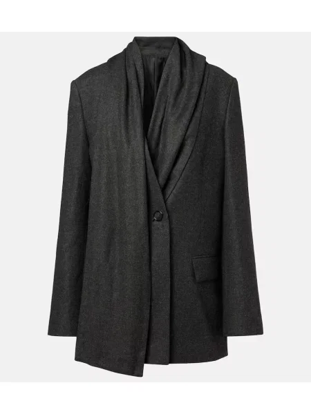 Sacou Toteme de flanelă gri