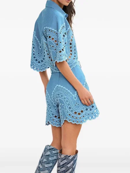 Bluzka Charo Ruiz Ibiza niebieska