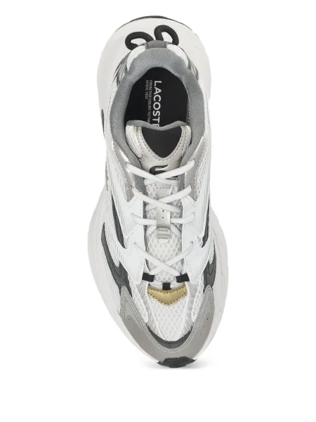 Sneakers Lacoste με κορδόνια με δαντέλα λευκό