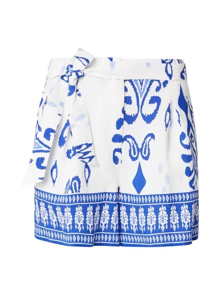 ONLY Pantaloni cutați ONLMORRISON albastru regal alb