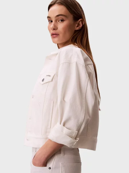 Джинсовая куртка Calvin Klein Jeans белая