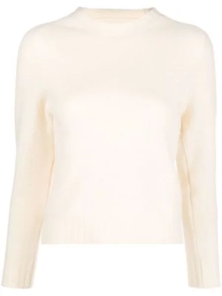 Pulover Jil Sander tricotate cu decolteu rotund