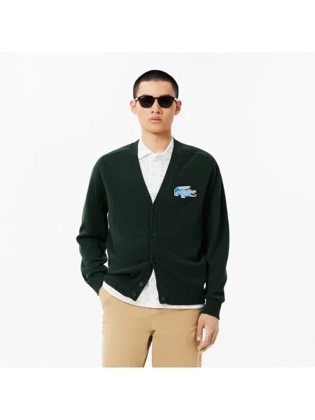 Lacoste кардиган чоловічий зелений