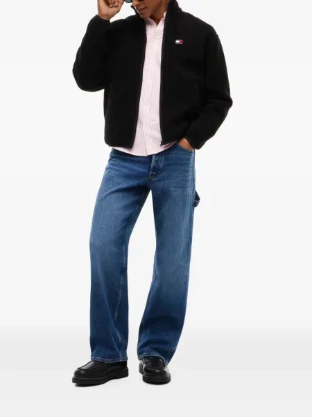 Geacă Tommy Hilfiger cu autograf negru
