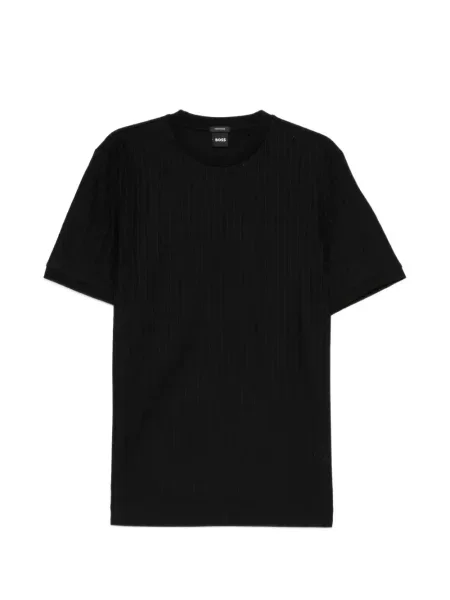 Tricou Boss cu decolteu rotund negru