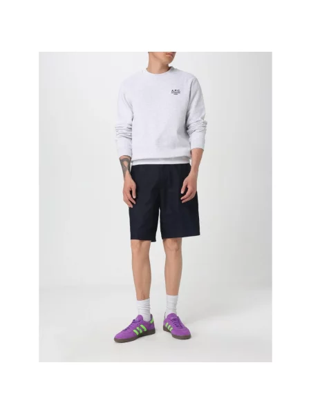 A.P.C. bluza standard rue madame GOTS z aplikacją szary