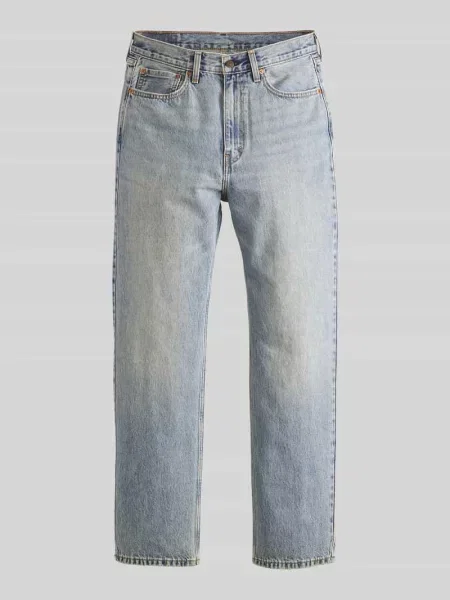 Jeans o kroju loose fit z czystej bawełny Levi's niebieskie