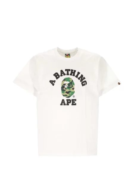 Tricou A Bathing Ape® cu imagine alb