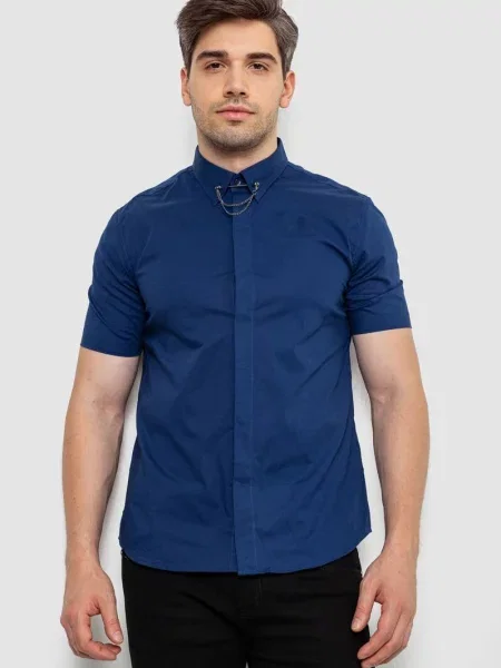 Сорочка Ager бавовна/еластан синій