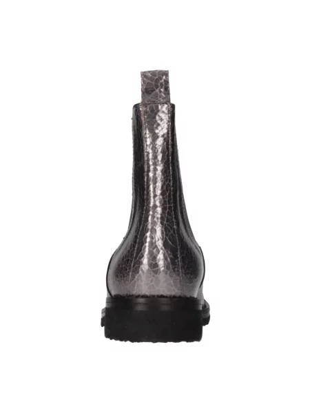 Buty do kostki Del Carlo skórzane szare