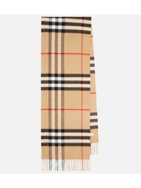 Fular Burberry din cașmir în carouri