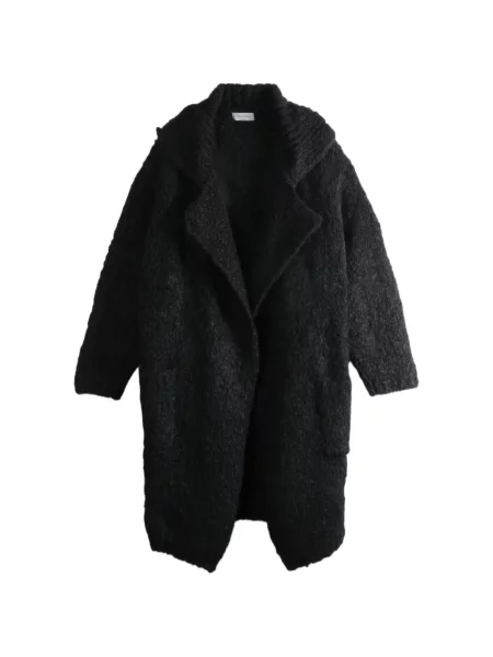 Gulerat cardigan Yohji Yamamoto negru