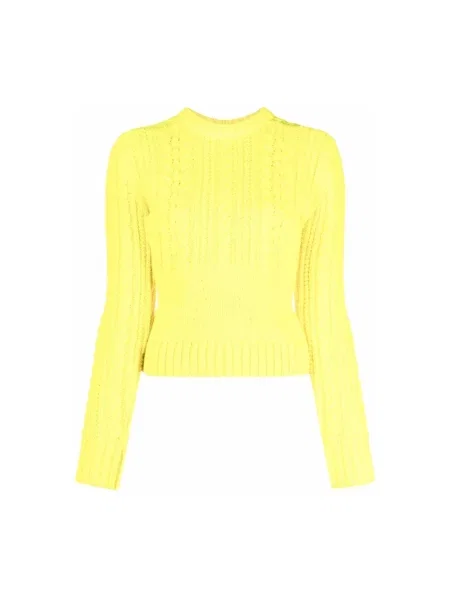 Sweter Philosophy Di Lorenzo Serafini wełniany żółty