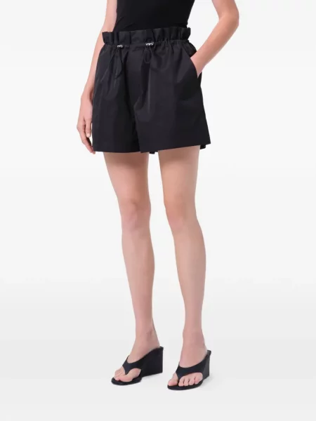Șnur de strângere pantaloni scurți Agolde negru