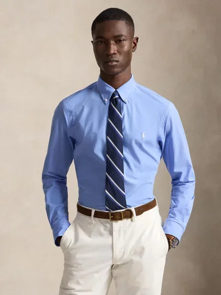 Polo Ralph Lauren Košeľa svetlomodrá modrá