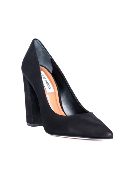 Czółenka Steve Madden skórzana czarna