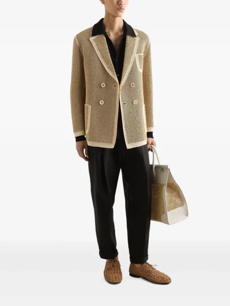 Cămașă Dolce & Gabbana tricotate negru