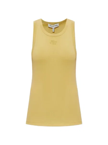 Top Munthe tricotate galben