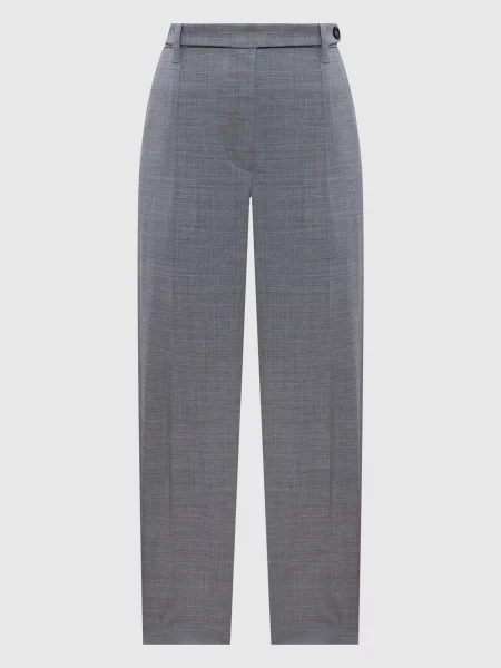 Шерстяные брюки Brunello Cucinelli серые