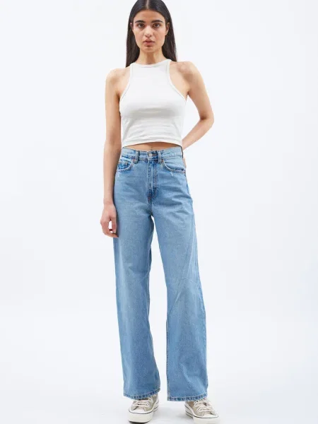 Dr. Denim Jeans Echo denim albastru