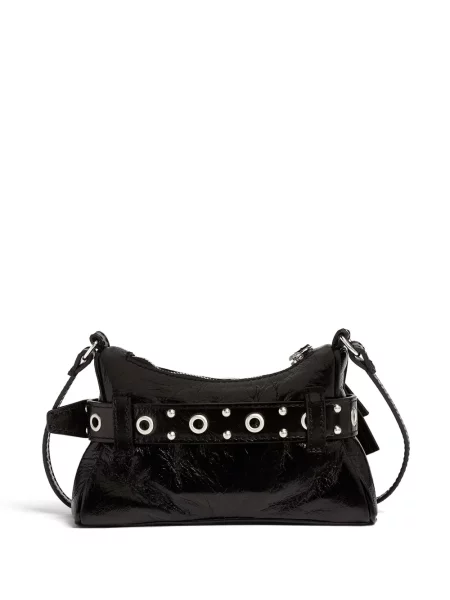 Kožená kabelka Dsquared2 černá