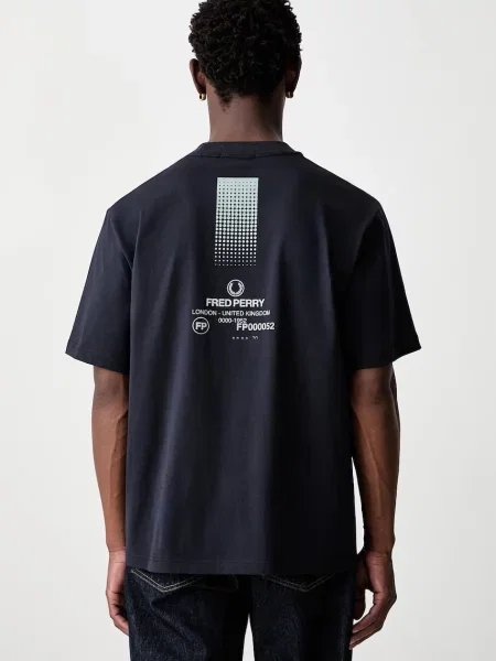 Tricou FRED PERRY Graphic Tshirt Navy L marină