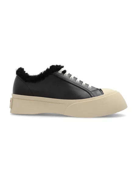 Sneakersy Marni skórzane czarne
