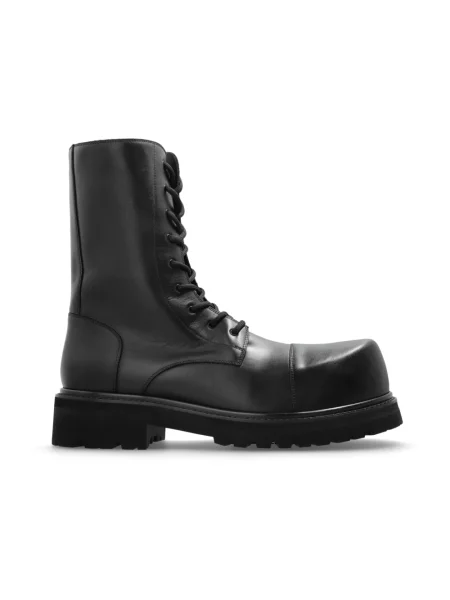 Botki Vetements skórzane czarne