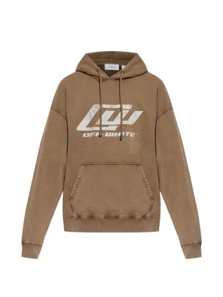 Hanorac cu glugă Off-white alb